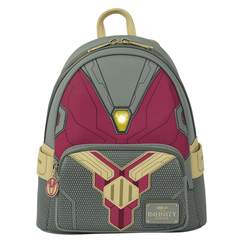 Marvel Exclusive Avengers Vision Light Up Cosplay Mini Backpack, , hi-res view 2
