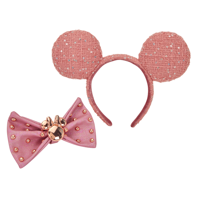 Minnie Mouse Exclusive Glitter Tweed Ear Headband, , hi-res view 5