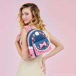 Strawberry Shortcake Denim Gingham Mini Backpack LFlifestyle1 view 2