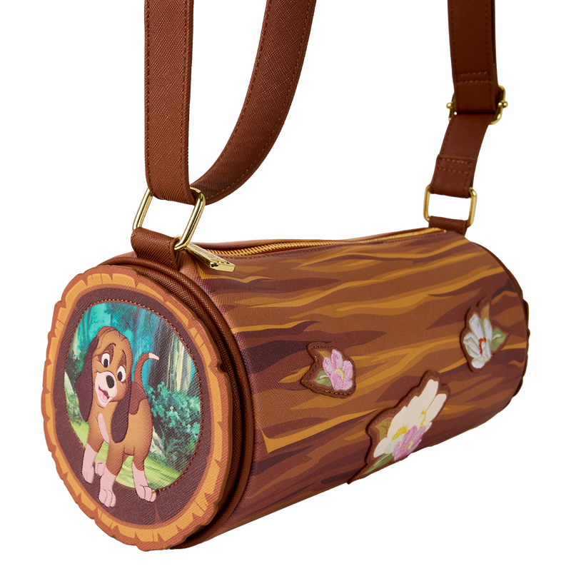 The Fox and the Hound Forest Floral Log Figural Crossbody Bag, , hi-res view 4