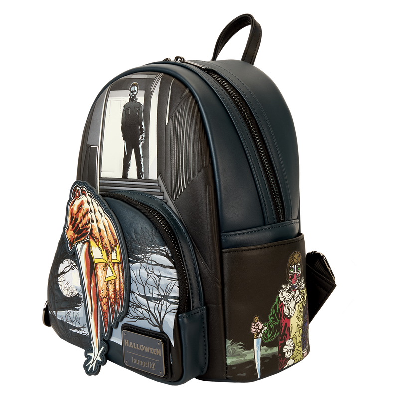 Halloween Michael Myers Jack-O'-Lantern Glow Mini Backpack, , hi-res view 4