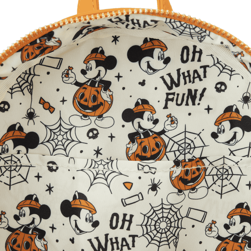 Mickey Mouse Pumpkin Light Up Mini Backpack, , hi-res view 10
