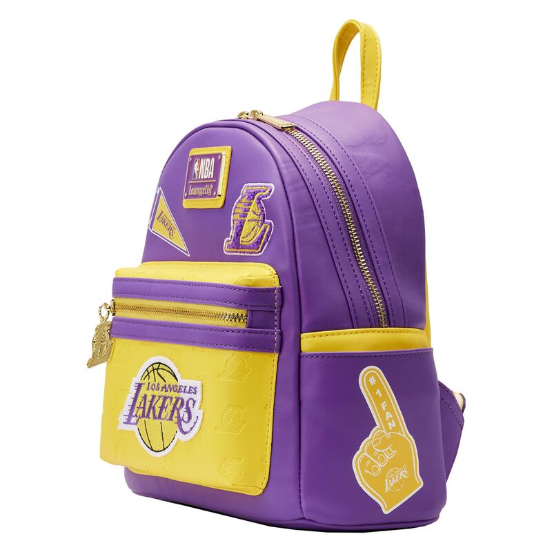 NBA Los Angeles Lakers Patch Icons Mini Backpack, , hi-res view 3