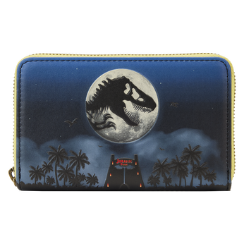 Jurassic Park 30th Anniversary Dino Moon Glow Zip Around Wallet, Image 1