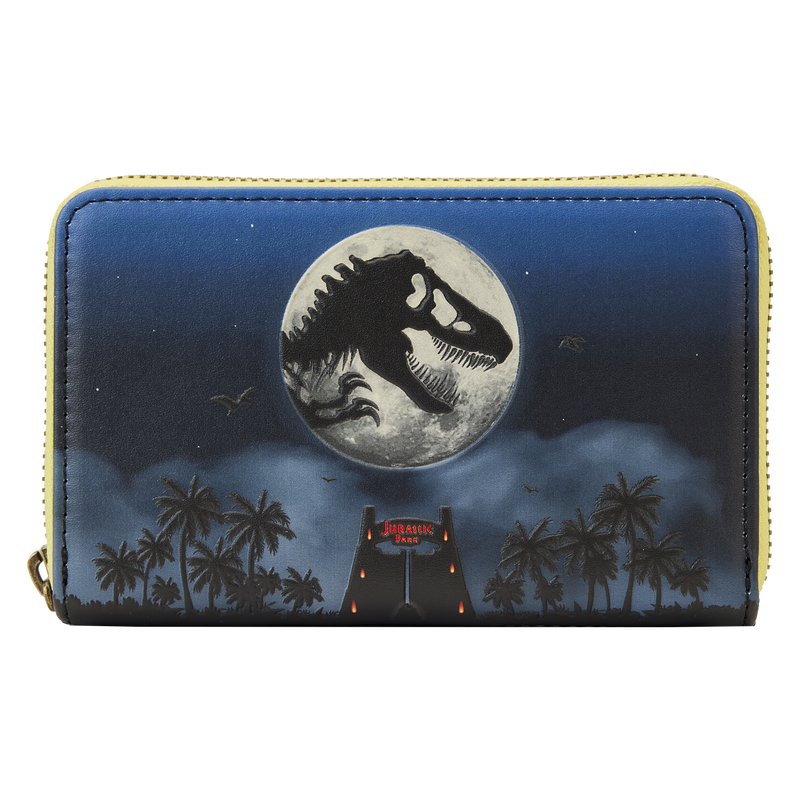 Jurassic Park 30th Anniversary Dino Moon Glow Zip Around Wallet, , hi-res image number 1