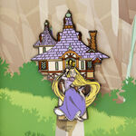 Tangled Rapunzel Swinging from the Tower 3" Collector Box Sliding Pin, , hi-res view 4