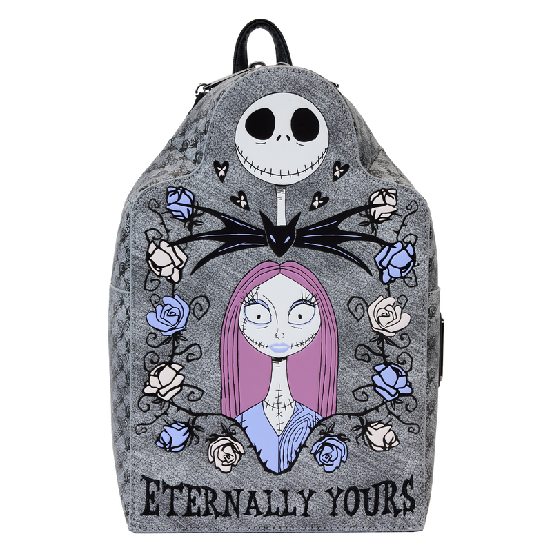 Nightmare Before Christmas Jack & Sally Eternally Yours Tombstone Mini Backpack, , hi-res view 1