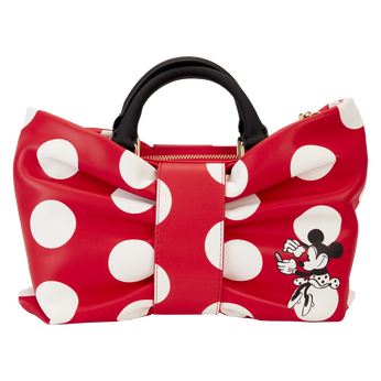 Minnie Mouse Rocks the Dots Classic Bow Figural Crossbody Bag, Image 1