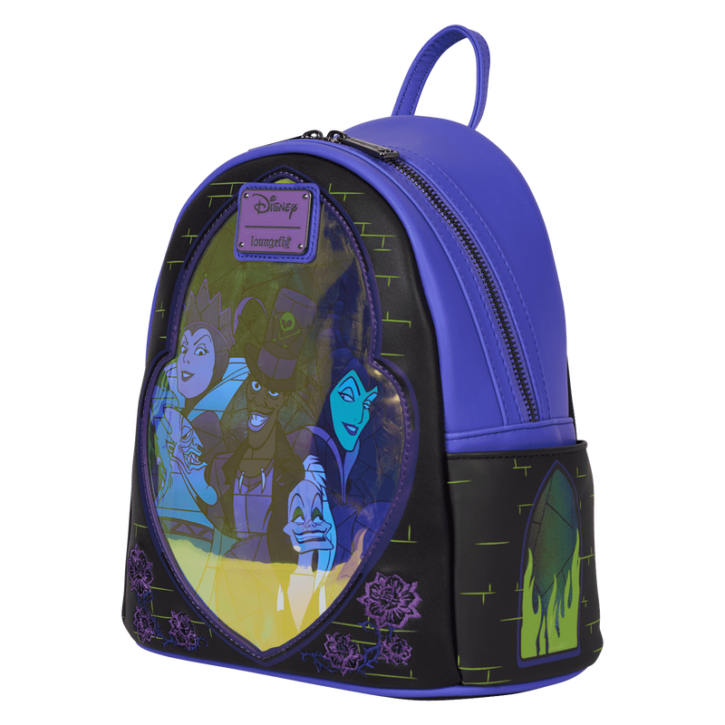 Disney Villains Exclusive Stained Glass Glow Mini Backpack, , hi-res view 3