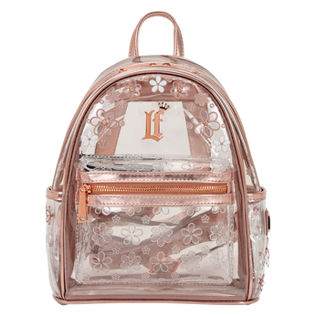 Loungefly Clear Floral Mini Backpack, Image 1