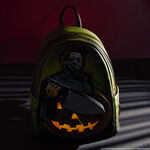 Halloween Michael Myers Pumpkin Glow Mini Backpack With Coin Bag, , hi-res view 3