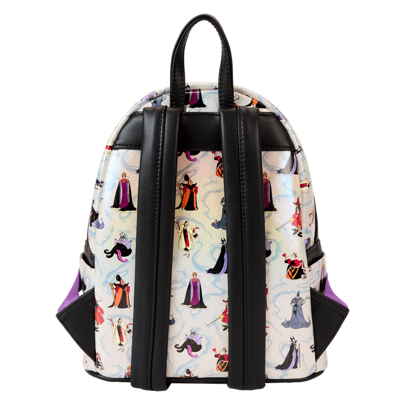 Disney Villains Iridescent All-Over Print Mini Backpack, , hi-res view 6
