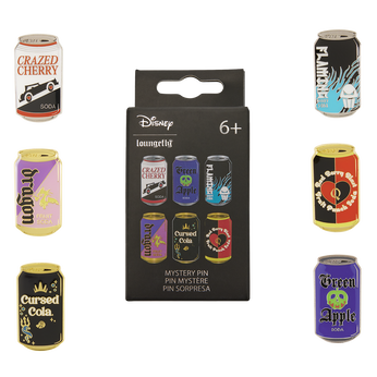 Disney Villains Exclusive Soda Can Mystery Box Pin,  Disney Villains Exclusive Soda Can Mystery Box Pin, Image 1