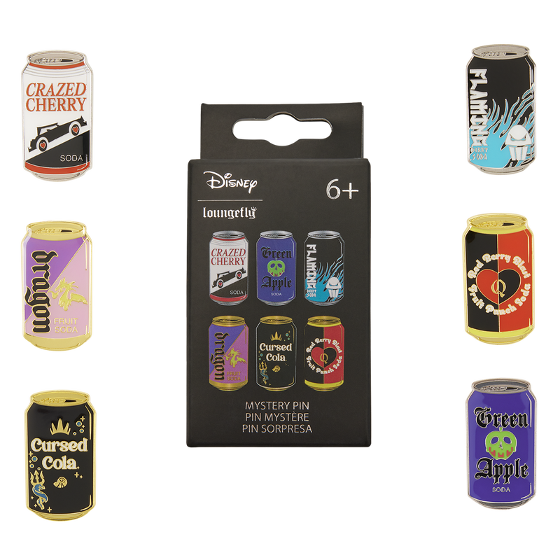 Disney Villains Exclusive Soda Can Mystery Box Pin, , hi-res view 1