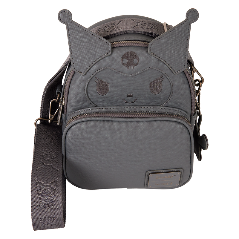 Sanrio Kuromi Monochrome Cosplay Convertible Mini Backpack & Crossbody Bag, , hi-res view 9
