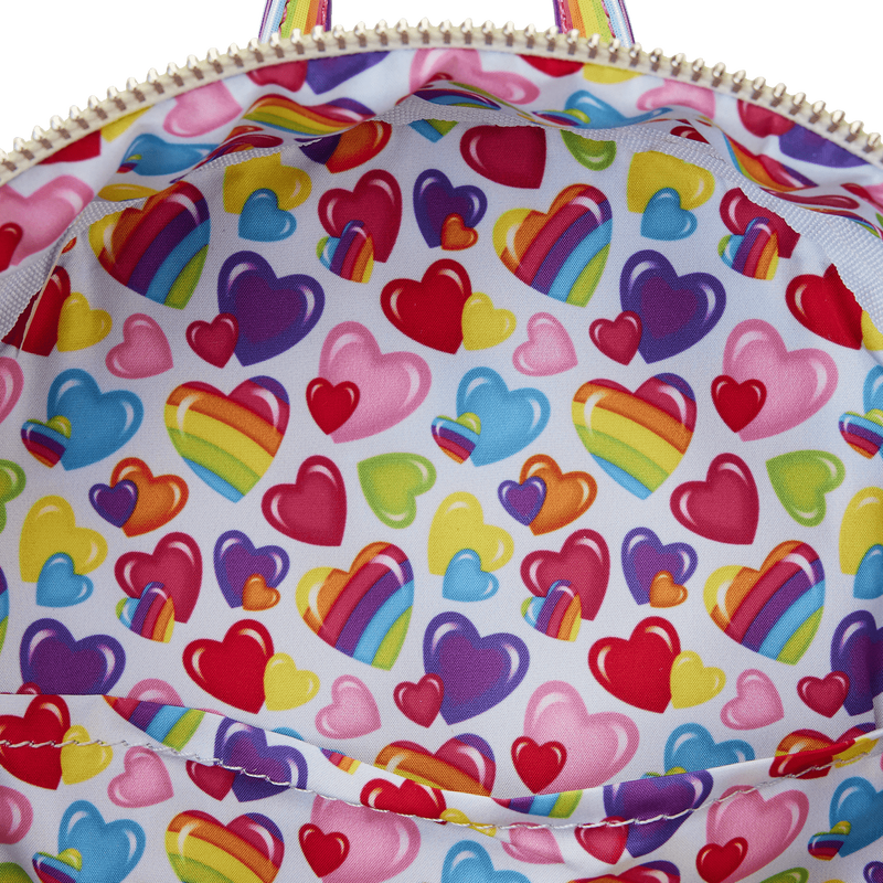 Lisa Frank Rainbow Heart Mini Backpack with Waist Bag, , hi-res image number 8