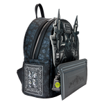 The Haunted Mansion Gargoyle Wallpaper Light Up Glow Mini Backpack, , hi-res view 8