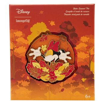 Exclusive - Disney Fall Minnie Mouse Sliding Enamel Pin, Image 1