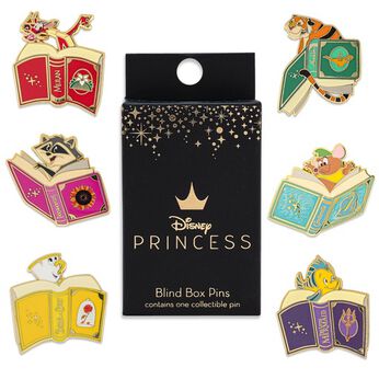 Disney Princess Books Blind Box Enamel Pin, , hi-res view 1