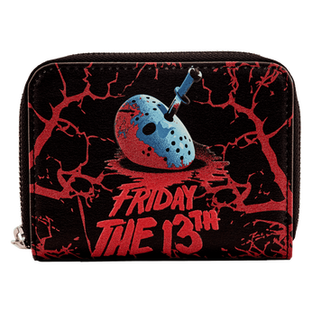 Friday the 13th Exclusive Jason Mask Zip Around Wallet, Image 1