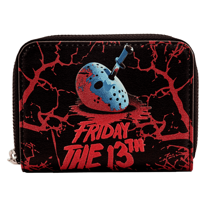 Friday the 13th Exclusive Jason Mask Zip Around Wallet, , hi-res view 1