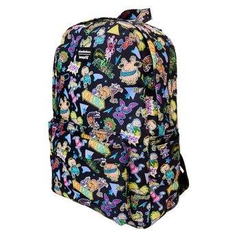 Nickelodeon Character All-Over Print Nylon Full-Size Backpack, Image 2