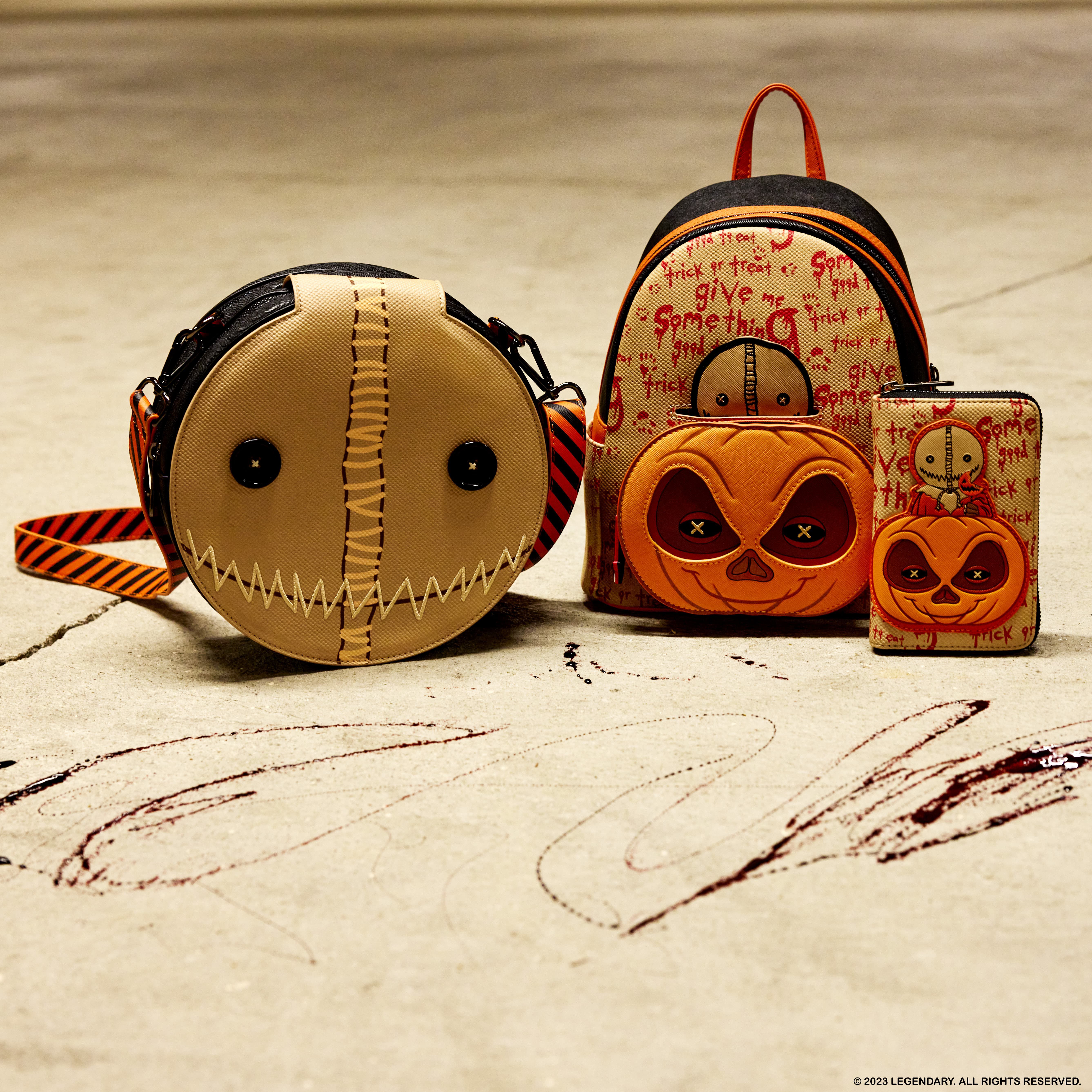 Pumpkin loungefly backpack hot sale