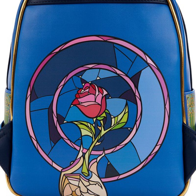 Beauty and The Beast 11 Vegan Leather Mini Backpack