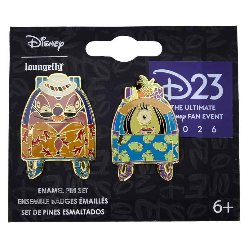 D23 Exclusive Lilo & Stitch Jumba and Pleakley 2-Pack Pin Set, , hi-res view 1