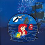 The Little Mermaid Ariel Fireworks Sliding Pin, , hi-res image number 4