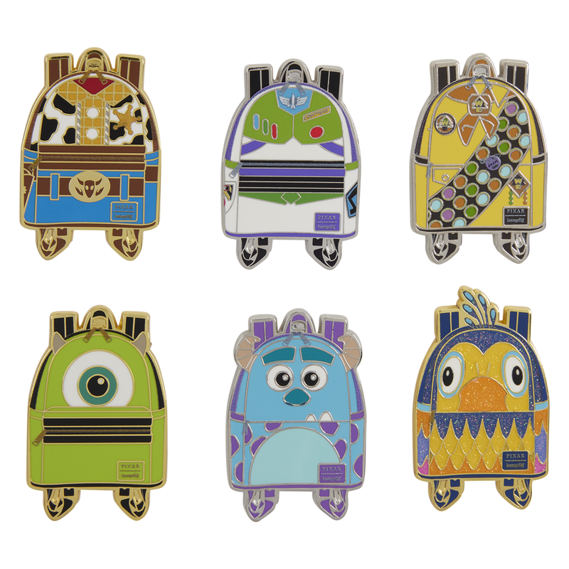 Pixar Characters Mini Backpack Mystery Box Pin, , hi-res view 3