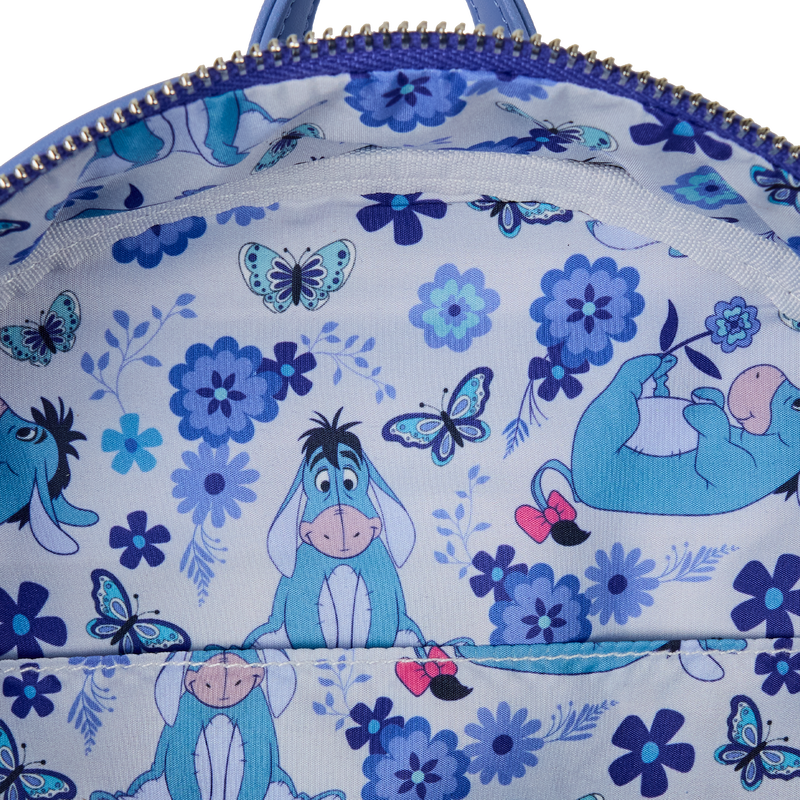 Winnie The Pooh Floral Eeyore Quilted Texture Mini Backpack, , hi-res view 6