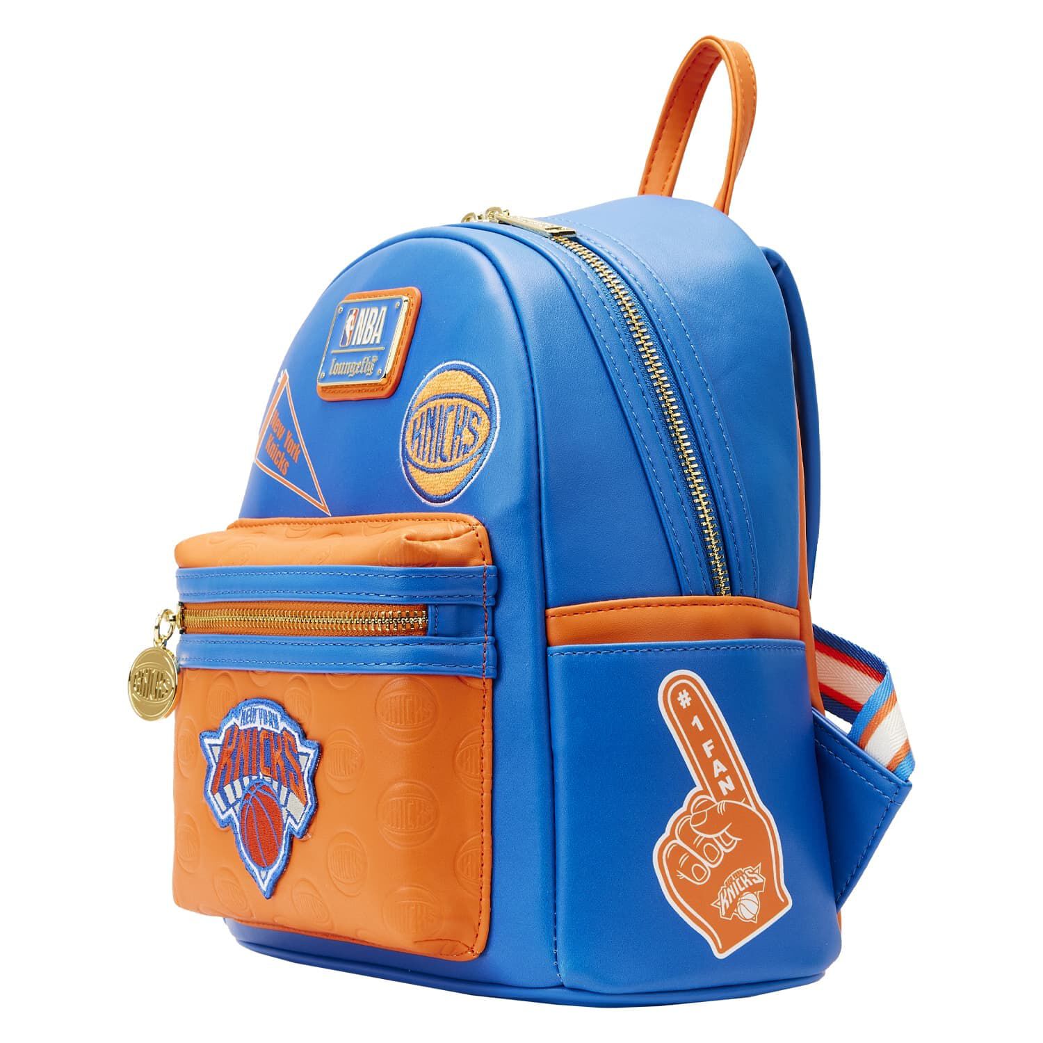 【Lounge Fly】NBA New York Knicks Logo Mini Backpack NBA New York Knicks Logo Mini Backpack | Loungefly