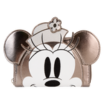 D23 Limited Edition Steamboat Willie Platinum Minnie Mouse Zip Around Wallet, , hi-res view 1