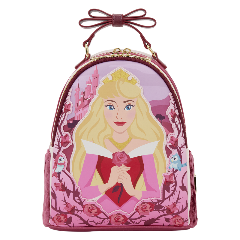 Sleeping Beauty Exclusive Princess Aurora Roses Mini Backpack, , hi-res view 1