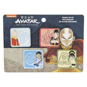 Avatar: The Last Airbender Elements 4pc Pin Set, Image 1