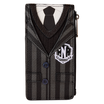 Wednesday Exclusive Nevermore Academy Uniform Cosplay Large Card Holder, Image 1