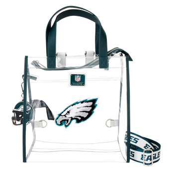 NFL Philadelphia Eagles Clear Convertible Backpack & Tote Bag, Image 1