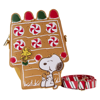 Peanuts Snoopy Gingerbread House Scented Crossbody Bag, Image 1