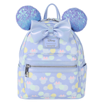 Minnie Mouse Exclusive Iridescent All-Over Print Sequin Ear Mini Backpack, , hi-res view 1