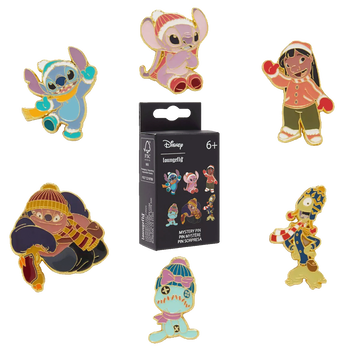 LILO AND STITCH WINTER THEME BLIND BOX PIN - DISNEY,  LILO AND STITCH WINTER THEME BLIND BOX PIN - DISNEY, Image 1