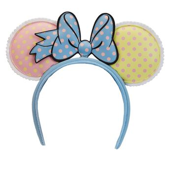 Minnie Mouse Pastel Polka Dot Ear Headband, Image 1