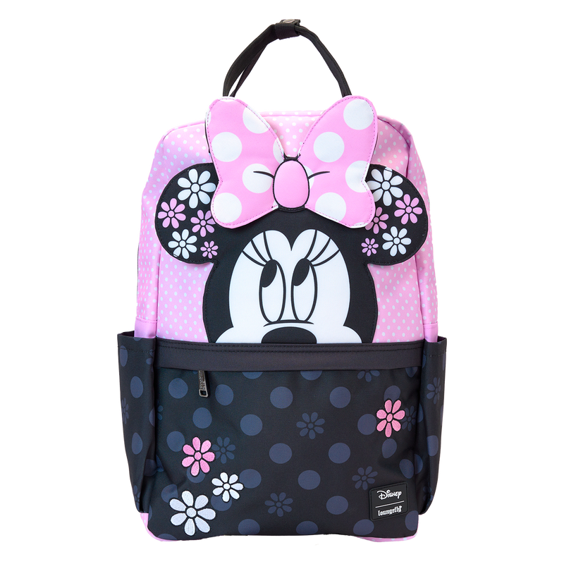 Minnie Mouse Floral Rock The Dots Nylon Full-Size Backpack, , hi-res view 1