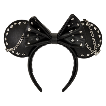 Minnie Mouse Studs & Chains Ear Headband, , hi-res view 1