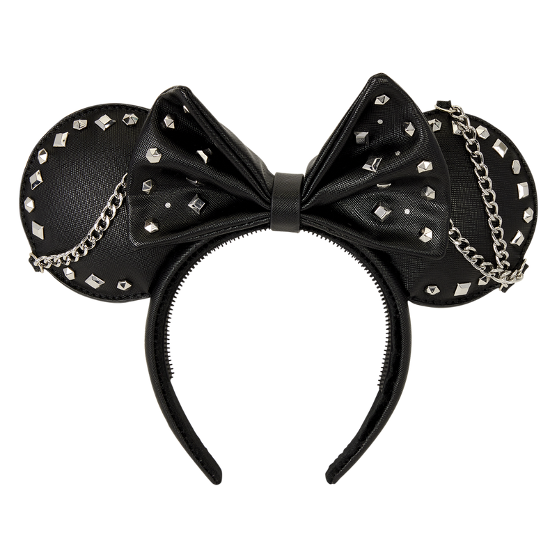 Minnie Mouse Studs & Chains Ear Headband, , hi-res view 1