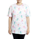 Mickey and Minnie Mouse Pastel Ghost Unisex Tee, , hi-res image number 1