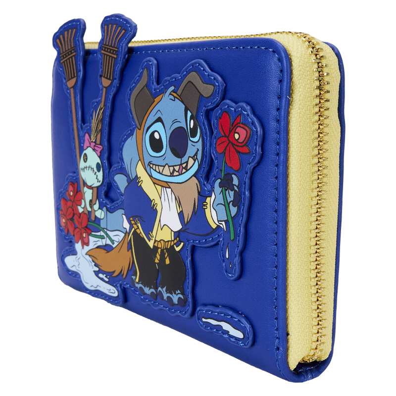 Buy Stitch in Beast Costume Exclusive Zip Around Wallet at Loungefly.