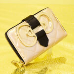Sanrio Hello Kitty 50th Anniversary Gold Zip Around Wallet LFlifestyle1 view 2