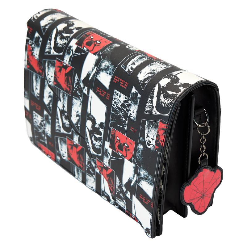 I Heart Horror It Pennywise Glow Crossbody Bag, , hi-res view 7