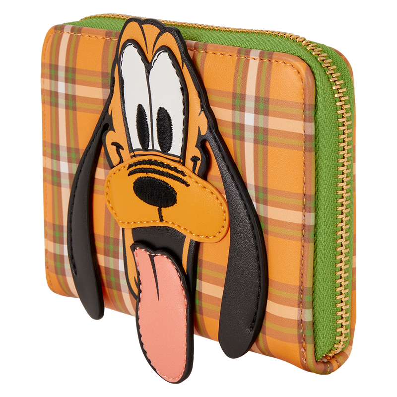 Pluto 95th Anniversary Plaid Zip Around Wallet, , hi-res view 5